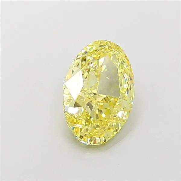 2.51ct Oval Lab Grown Diamond (Colour Fancy Intense Yellow, Clarity VS1, IGI Certified)