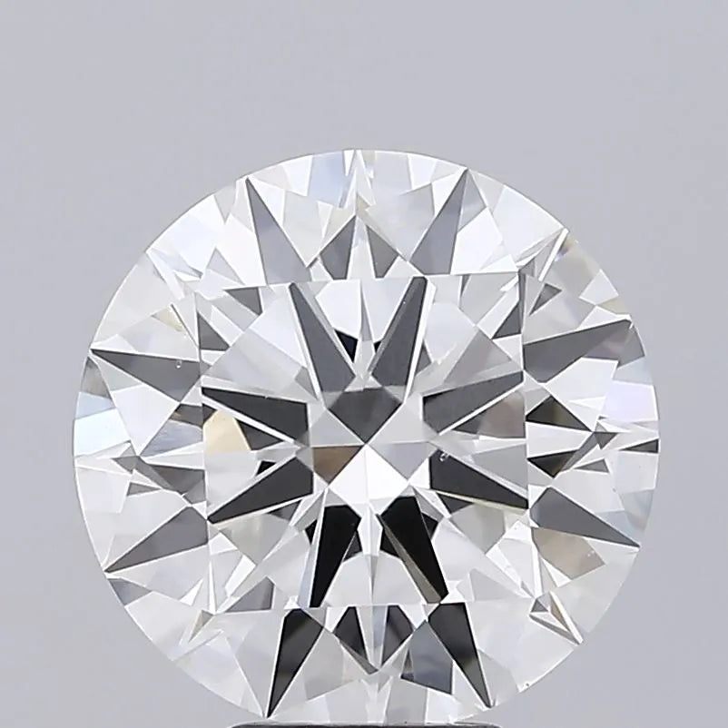7.01ct Round Lab Grown Diamond (Colour G, Clarity VS2, Cut ID, IGI Certified)