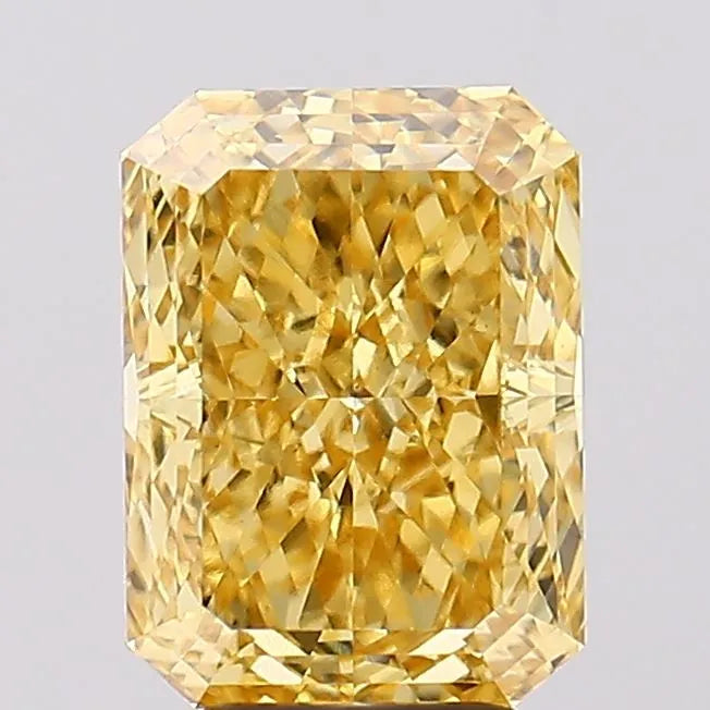 5.08ct Radiant Lab Grown Diamond (Colour Fancy Vivid Yellow, Clarity VS1, IGI Certified)