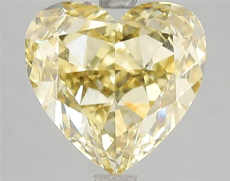5.03ct Heart Lab Grown Diamond (Colour Fancy Intense Yellow, Clarity VS1, IGI Certified)