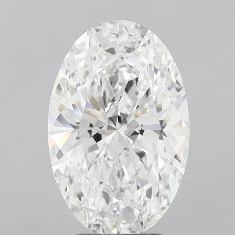 4.05ct Oval Lab Grown Diamond (Colour E, Clarity VS2, IGI Certified)