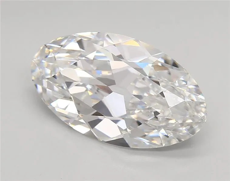 4.02ct Oval Lab Grown Diamond (Colour D, Clarity VVS2, IGI Certified)