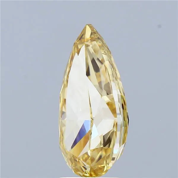 5.52ct Pear Lab Grown Diamond (Colour Fancy Intense Yellow, Clarity VS1, IGI Certified)