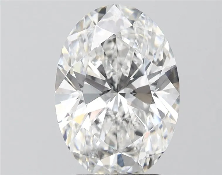 2.86ct Oval Lab Grown Diamond (Colour D, Clarity VVS2, IGI Certified)
