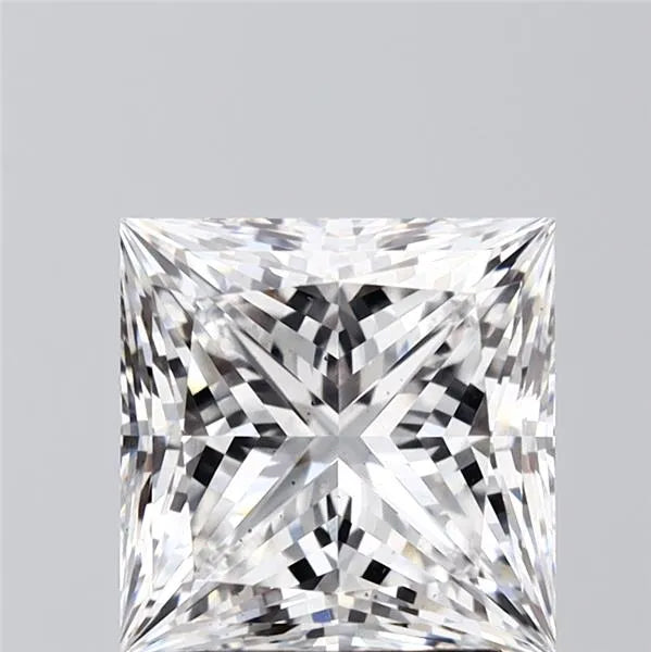 3.08ct Princess Lab Grown Diamond (Colour E, Clarity VS2, IGI Certified)