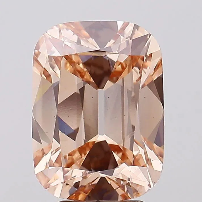 5.01ct Cushion brilliant Lab Grown Diamond (Colour Fancy Brown Yellow, Clarity VS2, IGI Certified)
