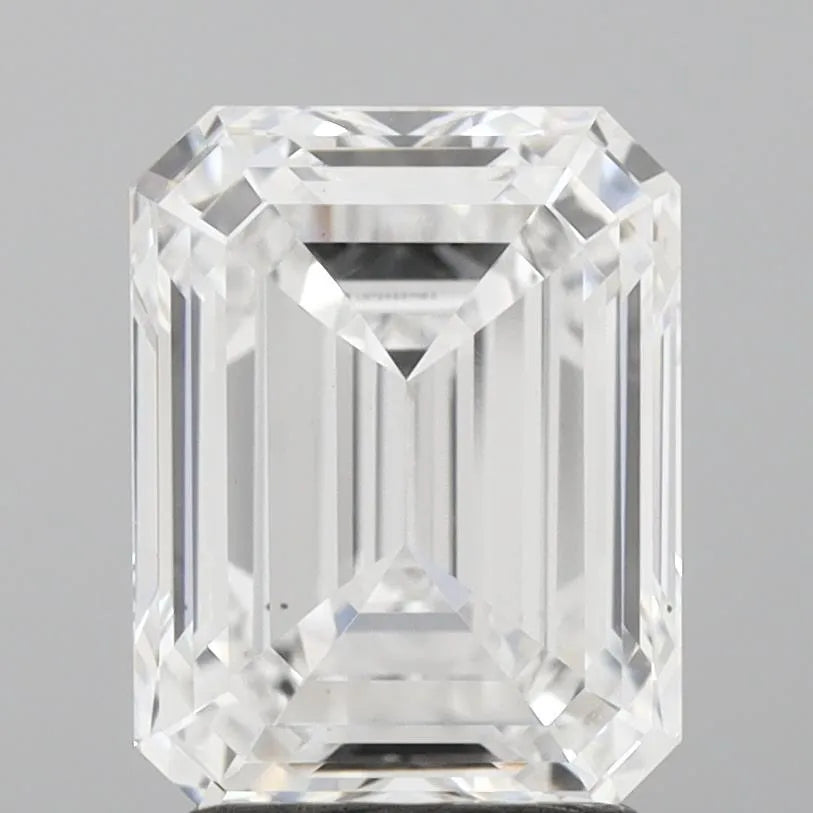2.56ct Emerald Lab Grown Diamond (Colour D, Clarity VS1, IGI Certified)